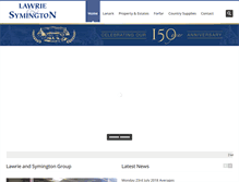 Tablet Screenshot of lawrieandsymington.com